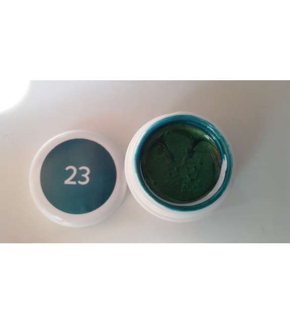 GEL COLOR GLITTER UV/LED - 23- EMERALD 5ML