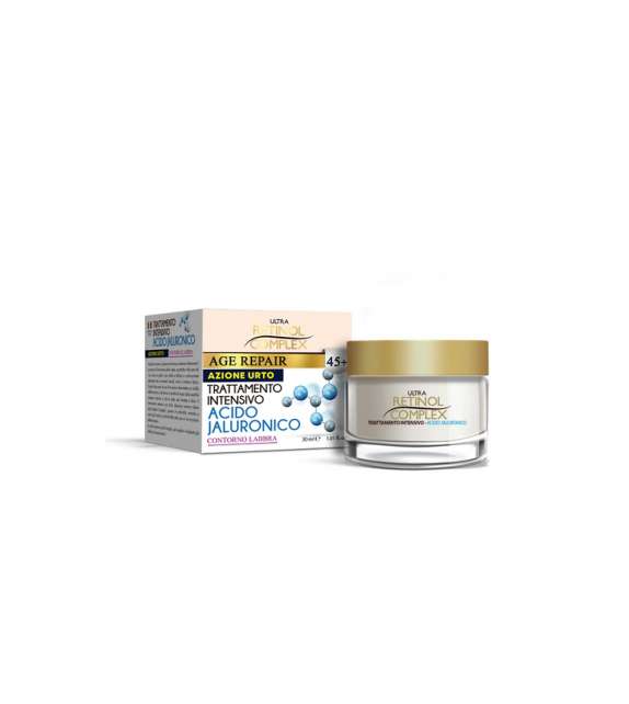RETINOL Contorno Labbra TRATTAMENTO INTENSIVO ACIDO JALURONICO 30 ml
