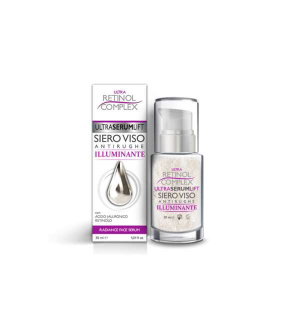 Retinol Complex - Siero Viso Illuminante - Idratante e Antirughe 30 ml
