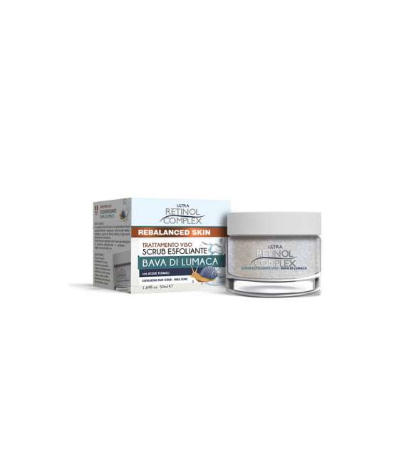 RETINOL VISO Scrub Esfoliante con Bava di Lumaca - Idratante  50 ml
