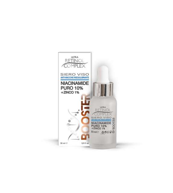 RETINOL COMPLEX SIERO VISO ANTIMACCHIE con Niacinamide 10% e Zinco 1% 30 ml