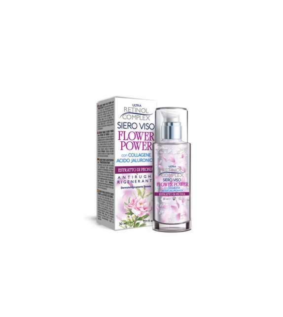RETINOL SIERO VISO elasticizante idratante antirughe FLOWER POWER - 30ML
