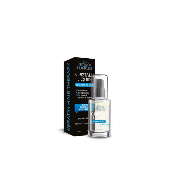 RETINOL Cristalli Liquidi con Semi di Lino - Anticrespo e Disciplinante- 50ml