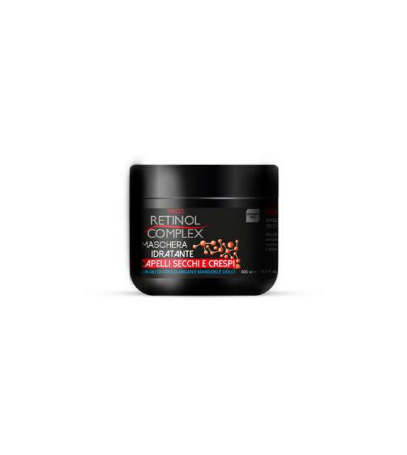 RETINOL COMPLEX MASCHERA CAPELLI IDRATANTE nutriente capelli secchi crespi 500ml