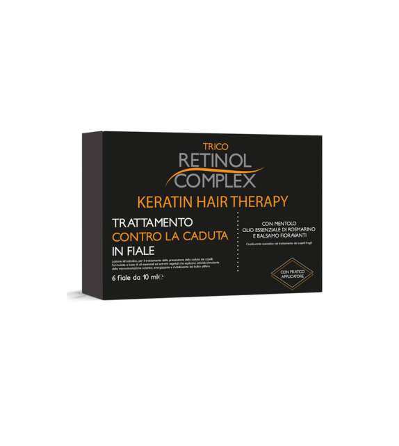 RETINOL COMPLEX KERATIN HAIR -TRATTAMENTO CONTRO LA CADUTA- 6 FIALE X10ML