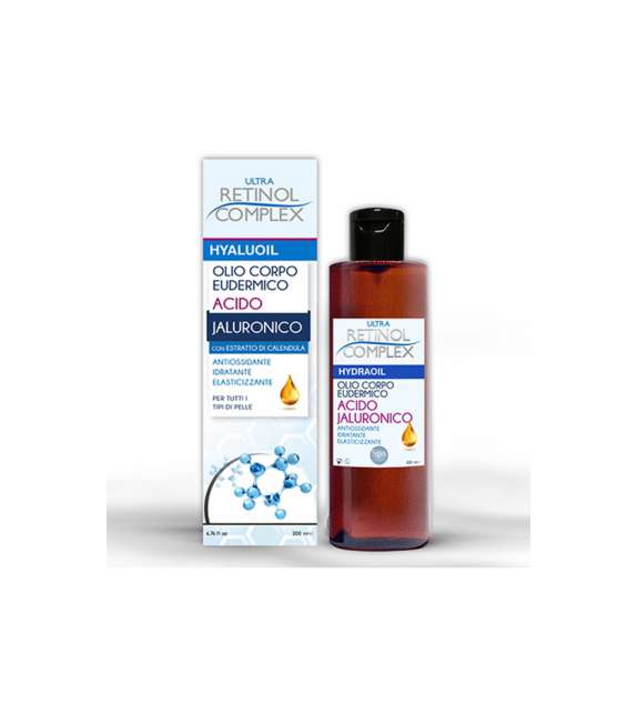 RETINOL COMPLEX Olio corpo ACIDO JALURONICO e Calendula 200 ml