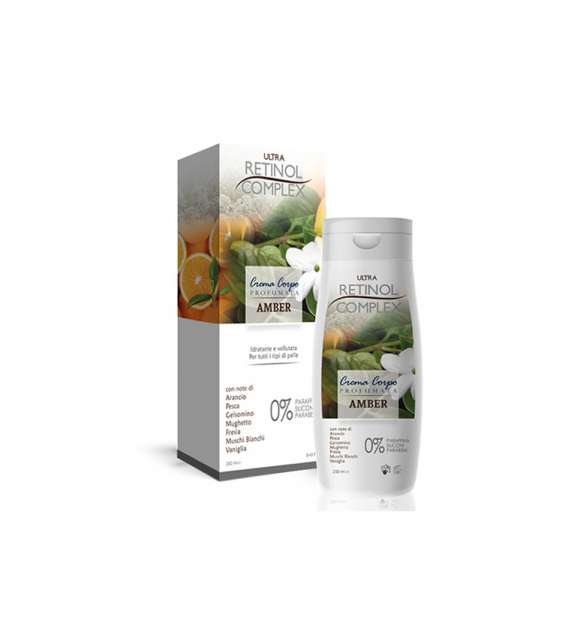 RETINOL COMPLEX  CREMA CORPO PROFUMATA AMBER - IDRATANTE 250ML