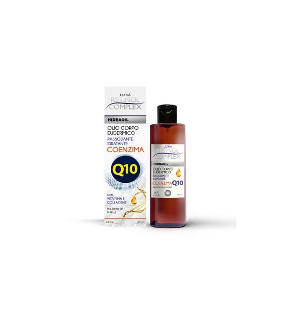 RETINOLOlio Corpo Eudermico con Coenzima Q10 - Idratante e Rassodante- 200ml