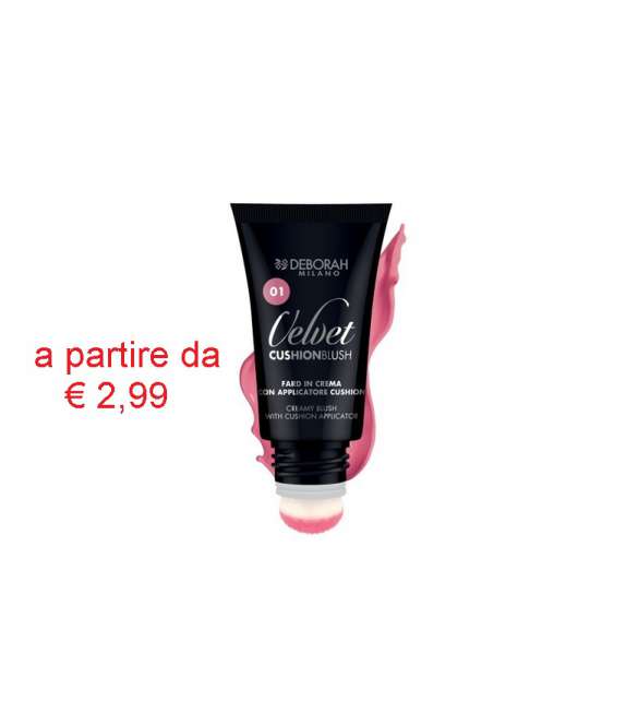 FARD IN CREMA DEBORAH VELVET CUSHIONBLUSH - Scegli il colore