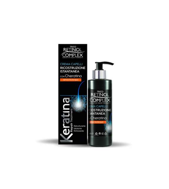 RETINOL CREMA CAPELLI RICOSTRUZIONE SENZA RISCIACQUO- 100ml