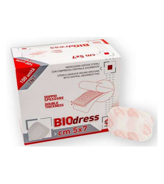 Biodress CEROTTI POSTOPERATORI STERILI - 5x7 cm (Conf. 100pz)
