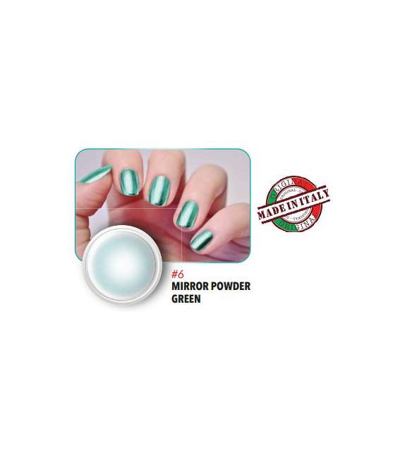 POLVERE EFFETTO SPECCHIO 2G. VERDE N.6 GREEN
