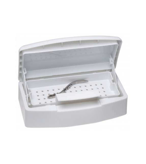 VASCHETTA DISINFETTA STRUMENTI IN PLASTICA BIANCA
