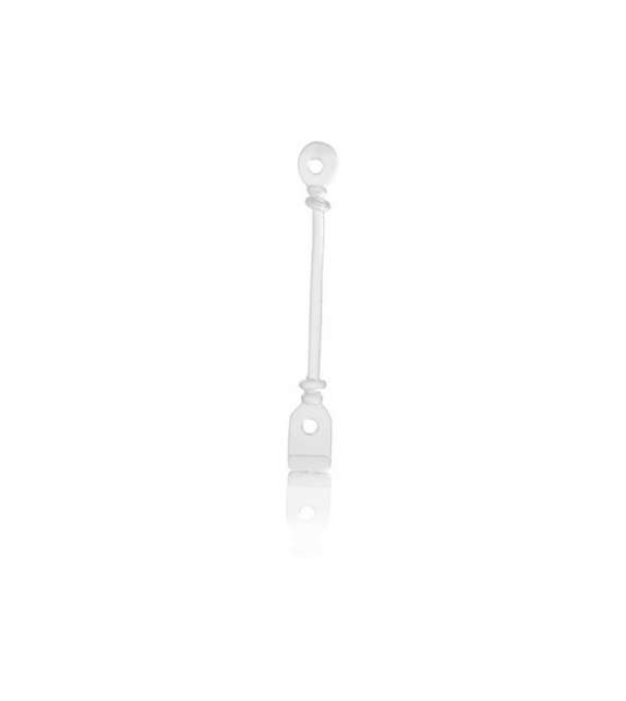 ELASTICO IN SILICONE TONDO LUNGO PER BIGODINI (50 PEZZI)