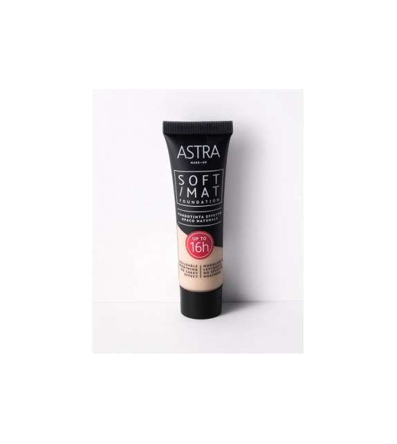 ASTRA fondotinta  eff. opaco SOFT MAT 30ML -  Scegli il Numero