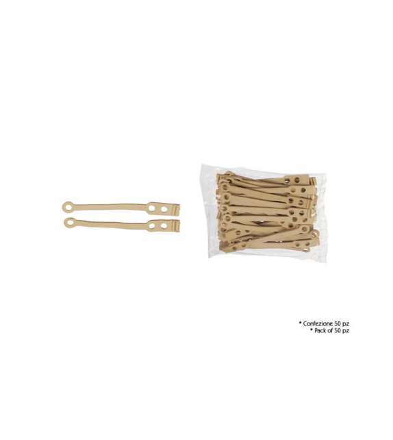 ELASTICO PIATTO LUNGO PER BIGODINI ( 50 PEZZI)