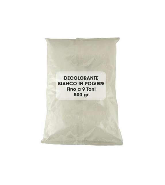 POLVERE DECOLORANTE Professionale 9 toni - BIANCA  (busta 500 gr)