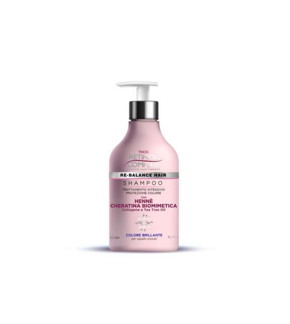 RETINOL COMPLEX Shampoo Protezione Colore con Hennè & Cheratina 500 ML