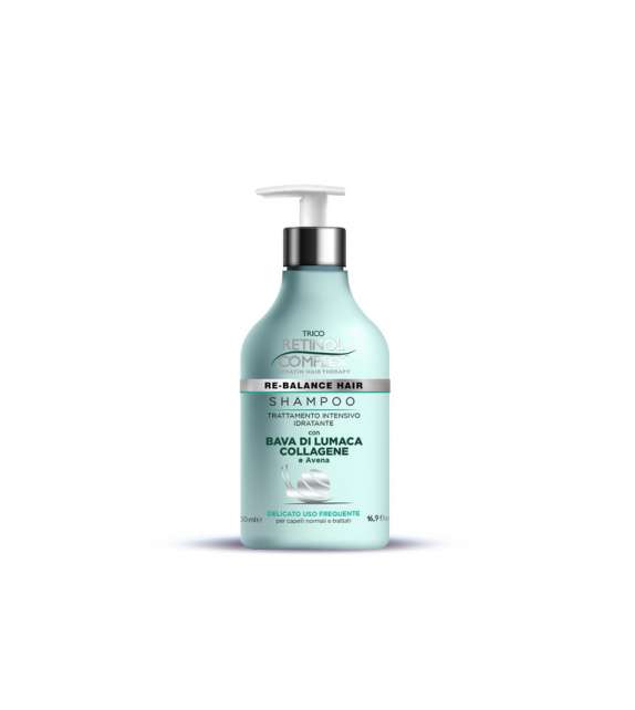 RETINOL COMPLEX Shampoo Intensivo Idratante Bava di Lumaca Collagene 500ML