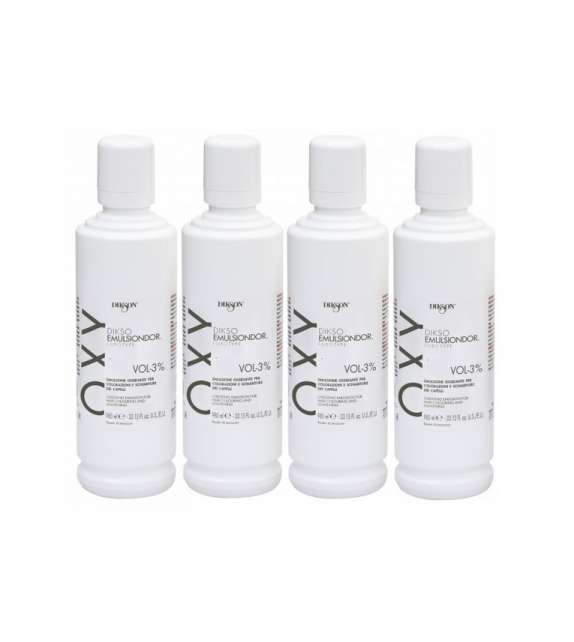 DIKSON TEC EMULSIONE OSSIDANTE per tinta GRANDE 980ml - SCEGLI VOLUMI