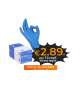 GUANTI in NITRILE BLU non talcati (100 pz) - Scegli