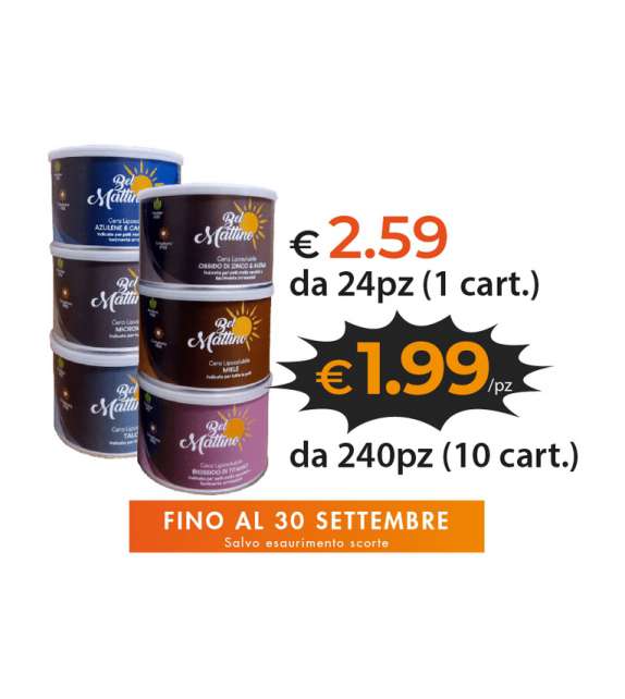 400ml  VASO BEL MATTINO cera lipo  - Scegli