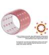BIGODINI ADESIVI ALLUMINIUM HOT ROLLER (CONF 12 PZ) - Scegli il Diametro