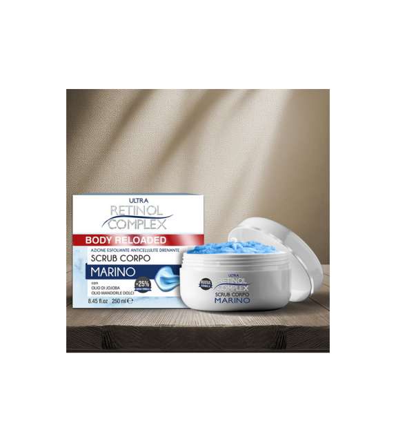 RETINOL Scrub Corpo Marino - Esfoliante e Anticellulite 250 ml