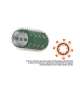 BIGODINI ADESIVI ALLUMINIUM HOT ROLLER (CONF 12 PZ) - Scegli il Diametro