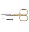 FORBICINA UNGHIE CURVA 3,5" SATINATA MANICI DORATI PROFESSIONAL