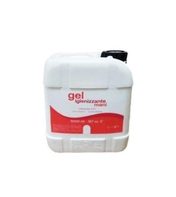 GEL IGIENIZZANTE MANI CON ALCOOL TANICA 5 LITRI