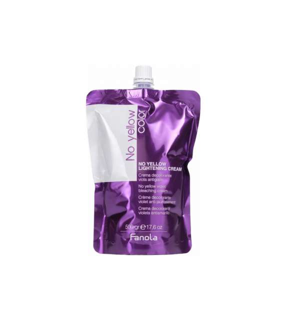 FANOLA CREMA DECOLORANTE VIOLA ANTIGIALLO NO YELLOW COLOR 500 GR