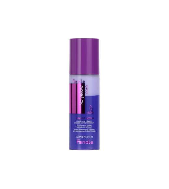 FANOLA CONDITIONER BIFASICO ANTIGIALLO SENZA RISCIACQUO NO YELLOW CARE 150 ML