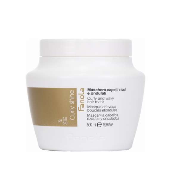 FANOLA MASCHERA CAPELLI RICCI E ONDULATI CURLY SHINE 500 ML