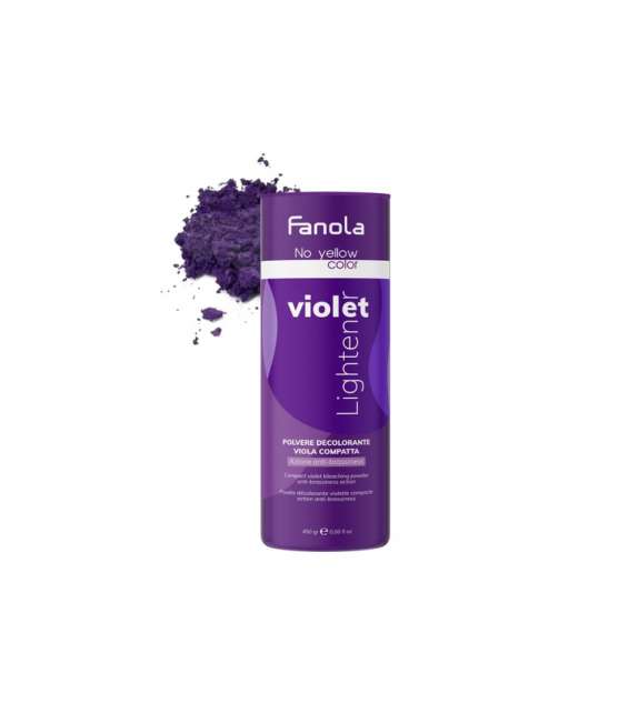 FANOLA POLVERE DECOLORANTE VIOLA AD AZIONE ANTIBRASSINESS NO YELLOW COLOR 450 GR