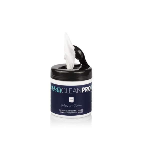 SALVIETTE SMACCHIANTI CUTANEE TINTA 100pz - Senza Ammoniaca Easy Clean Pro