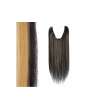 EXTENSION PIASTRABILE 33X50 CON 5 CLIPS COL.2016 CASTANO MESCIATO/BIONDO CHIARO