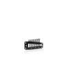 CLIPS PER EXTENSION a tessitura in acciaio (conf. 20 pz) -NERO