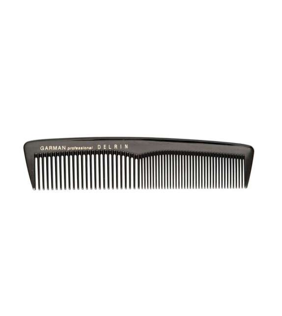 PETTINE TASCABILE UOMO GERMAN PROFESSIONAL DELRIN NERO