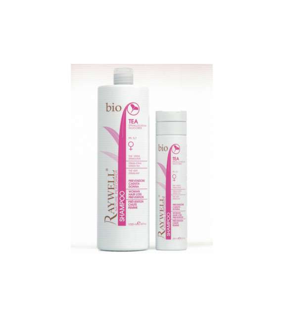 SHAMPOO BIO STIMOLANTE Prevenzione Caduta Donna RAYWELL TEA - Scegli il Formato