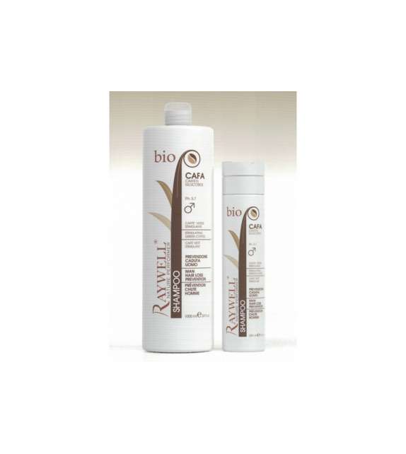 SHAMPOO BIO STIMOLANTE Prevenzione Caduta Uomo RAYWELL CAFA - Scegli il Formato