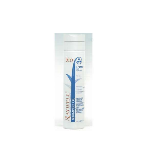 SHAMPOO OIL BIO RESTITUTIVO Idratante per Cute Sensibile RAYWELL LOMT 250ml