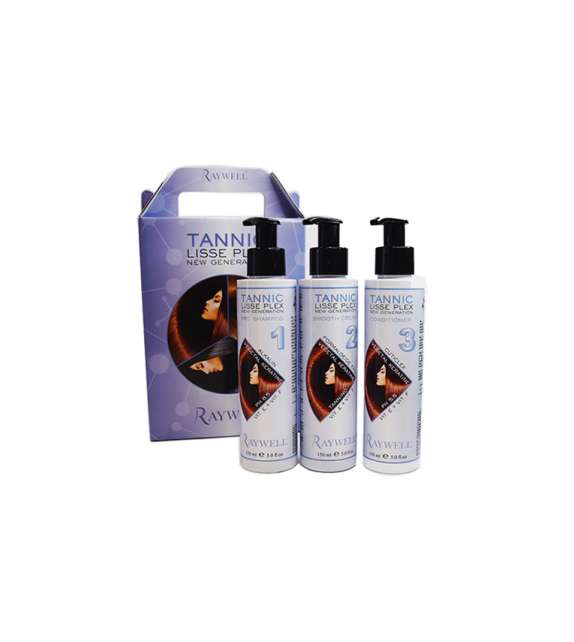 KIT TANNIC LISSE PLEX - Trattamento lisciante capelli in 3 STEP (1 conf)