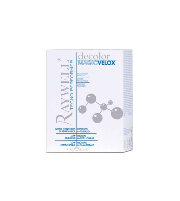 POLVERE DECOLORANTE PROTEICA Antigiallo MAGIC VELOX poca Amm. RAYWELL  1000gr
