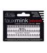 ARDELL Faux Mink Individuals CIGLIA a Ciuffetti Leggere SENZA NODI - MEDIE NERE