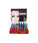 ESPOSITORE 24 PZ - PINZETTA TAGLIO OBLIQUO BEAUTYCORE - 1 expo + 24 pinzette