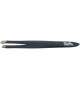 PINZETTA PROFESSIONALE SOTTILE NERA TAGLIO DRITTO BELLE 3,5"