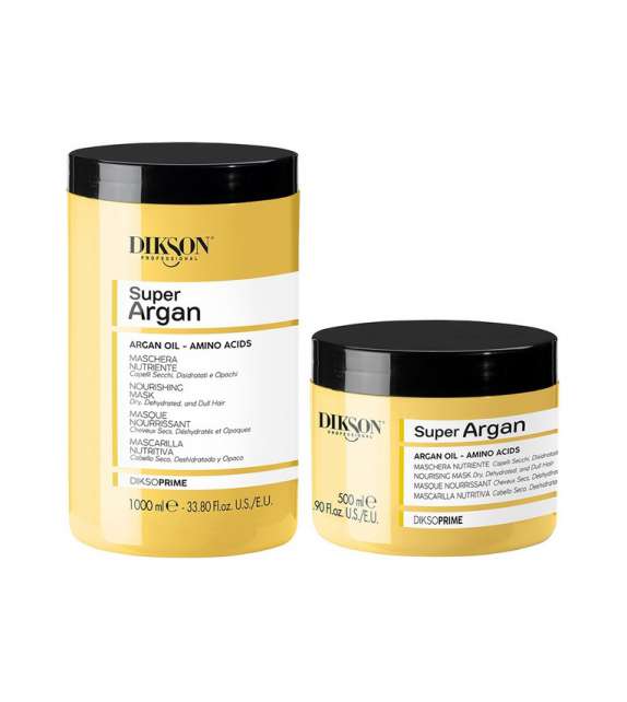 MASCHERA SUPER ARGAN Nutriente Capelli Secchi DIKSON PRIME - Scegli il Formato