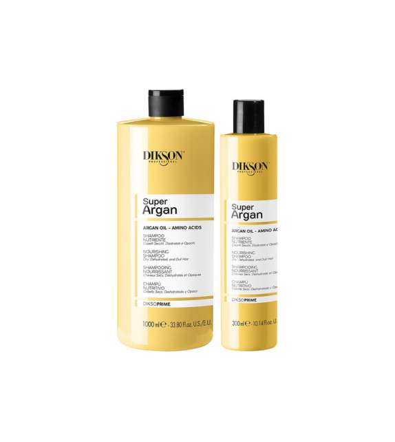 SHAMPOO SUPER ARGAN Nutriente Capelli Secchi DIKSON PRIME - Scegli il Formato