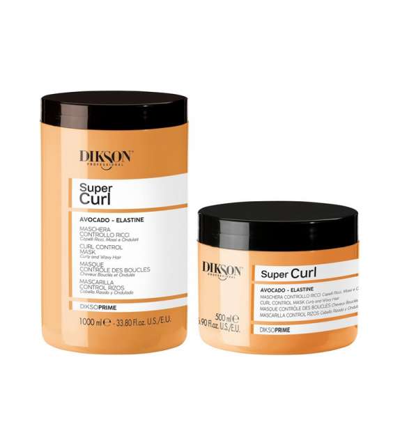 MASCHERA SUPER CURL Controllo Ricci Nutriente DIKSON PRIME - Scegli il Formato